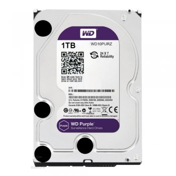HD WD Purple  1TB, 3.5\' SATA - WD10PURZ